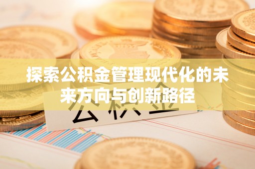 洛龙探索公积金管理现代化的未来方向与创新路径