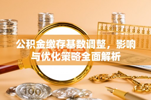 洛龙公积金缴存基数调整，影响与优化策略全面解析