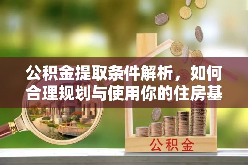 洛龙公积金提取条件解析，如何合理规划与使用你的住房基金