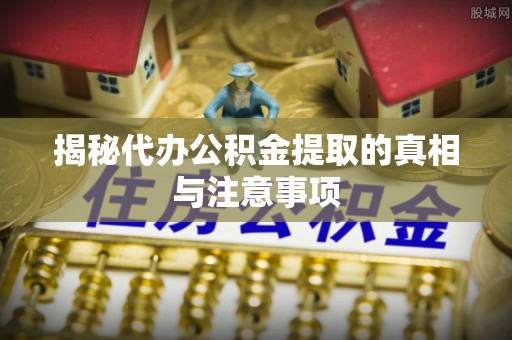 洛龙揭秘代办公积金提取的真相与注意事项