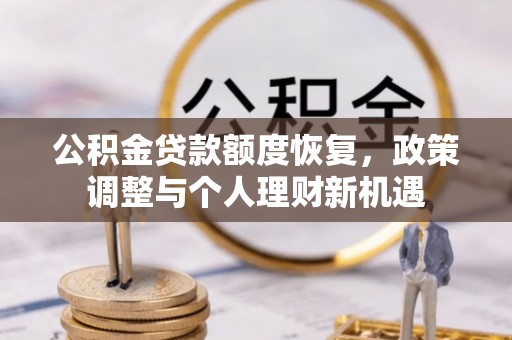 洛龙公积金贷款额度恢复，政策调整与个人理财新机遇