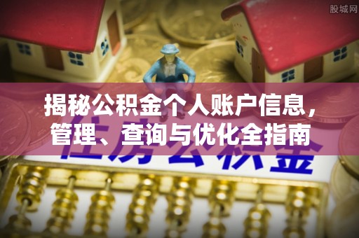 洛龙揭秘公积金个人账户信息，管理、查询与优化全指南