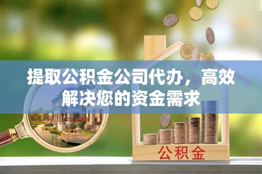 洛龙提取公积金公司代办，高效解决您的资金需求