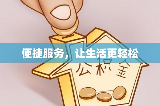 洛龙便捷服务，让生活更轻松