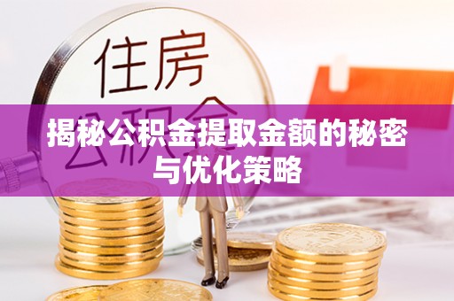 洛龙揭秘公积金提取金额的秘密与优化策略