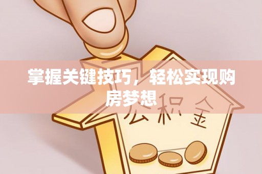 洛龙掌握关键技巧，轻松实现购房梦想