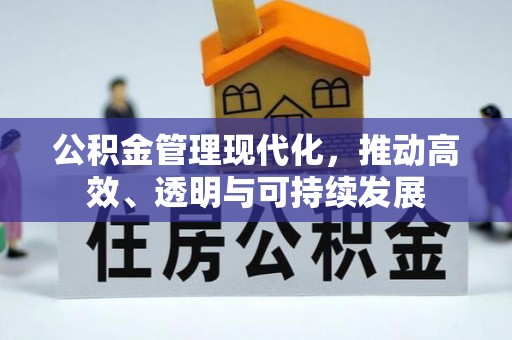 洛龙公积金管理现代化，推动高效、透明与可持续发展