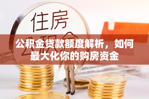 洛龙公积金贷款额度解析，如何最大化你的购房资金