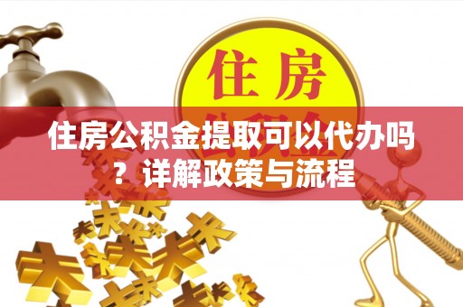 洛龙住房公积金提取可以代办吗？详解政策与流程