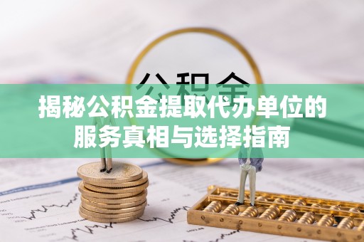 洛龙揭秘公积金提取代办单位的服务真相与选择指南