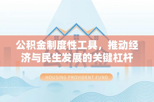 洛龙公积金制度性工具，推动经济与民生发展的关键杠杆