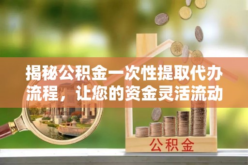 洛龙揭秘公积金一次性提取代办流程，让您的资金灵活流动