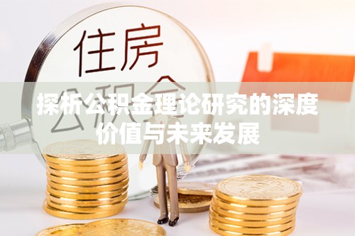 洛龙探析公积金理论研究的深度价值与未来发展