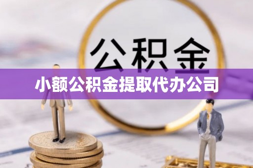 洛龙小额公积金提取代办公司