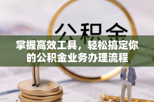 洛龙掌握高效工具，轻松搞定你的公积金业务办理流程