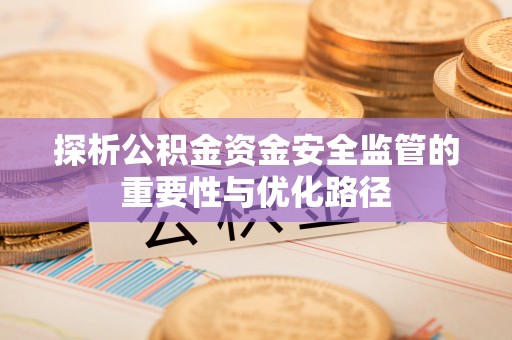 洛龙探析公积金资金安全监管的重要性与优化路径