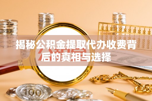 洛龙揭秘公积金提取代办收费背后的真相与选择
