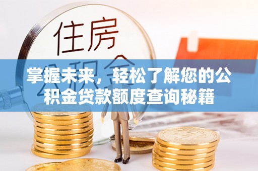 洛龙掌握未来，轻松了解您的公积金贷款额度查询秘籍