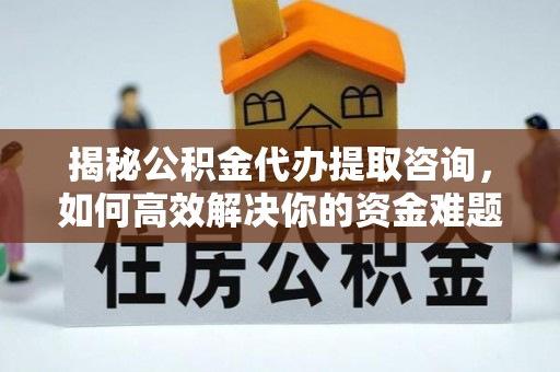 洛龙揭秘公积金代办提取咨询，如何高效解决你的资金难题
