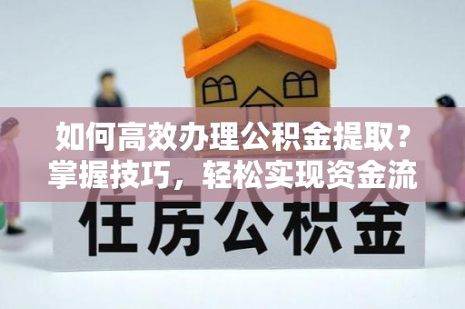 洛龙如何高效办理公积金提取？掌握技巧，轻松实现资金流动
