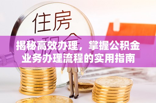 洛龙揭秘高效办理，掌握公积金业务办理流程的实用指南
