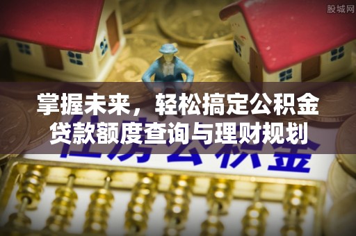 洛龙掌握未来，轻松搞定公积金贷款额度查询与理财规划