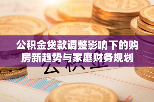 洛龙公积金贷款调整影响下的购房新趋势与家庭财务规划