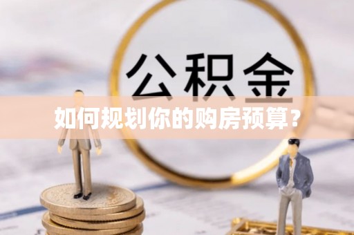 洛龙如何规划你的购房预算？
