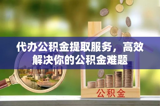 洛龙代办公积金提取服务，高效解决你的公积金难题
