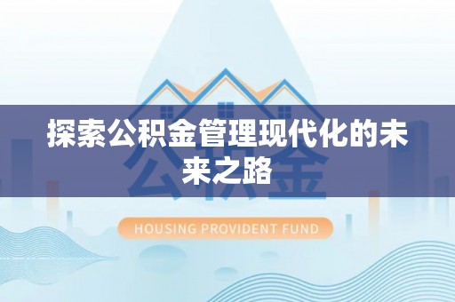 洛龙探索公积金管理现代化的未来之路
