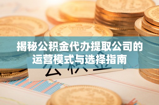 洛龙揭秘公积金代办提取公司的运营模式与选择指南