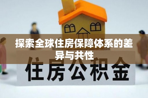 洛龙探索全球住房保障体系的差异与共性