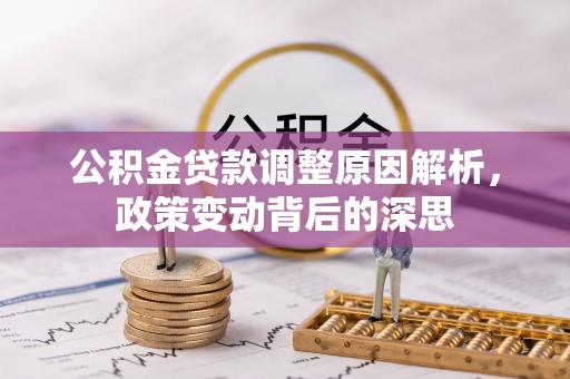 洛龙公积金贷款调整原因解析，政策变动背后的深思