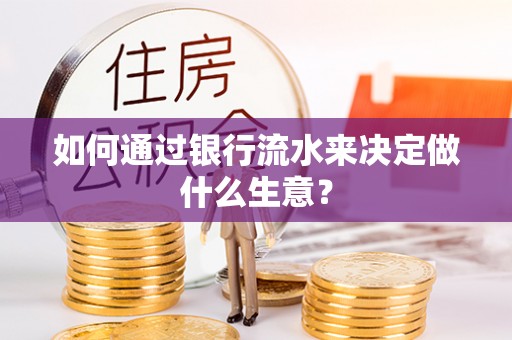 洛龙如何通过银行流水来决定做什么生意？