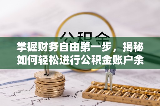 洛龙掌握财务自由第一步，揭秘如何轻松进行公积金账户余额查询
