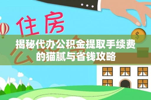洛龙揭秘代办公积金提取手续费的猫腻与省钱攻略