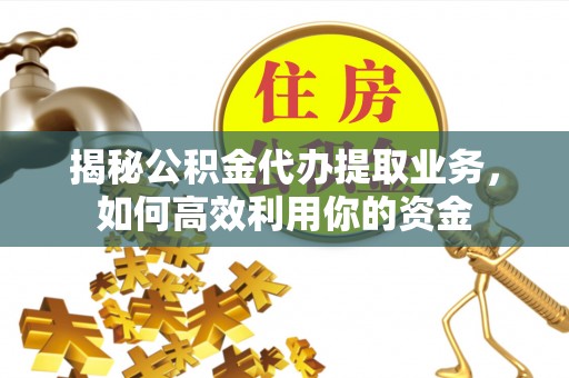 洛龙揭秘公积金代办提取业务，如何高效利用你的资金