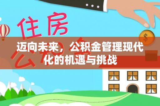 洛龙迈向未来，公积金管理现代化的机遇与挑战