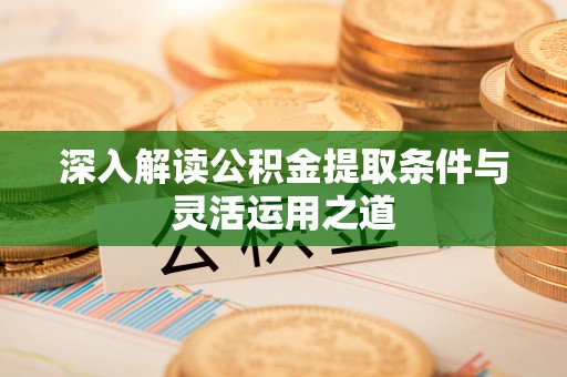 洛龙深入解读公积金提取条件与灵活运用之道