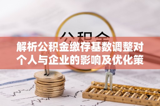 洛龙解析公积金缴存基数调整对个人与企业的影响及优化策略