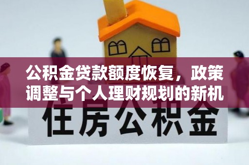 洛龙公积金贷款额度恢复，政策调整与个人理财规划的新机遇