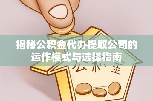 洛龙揭秘公积金代办提取公司的运作模式与选择指南