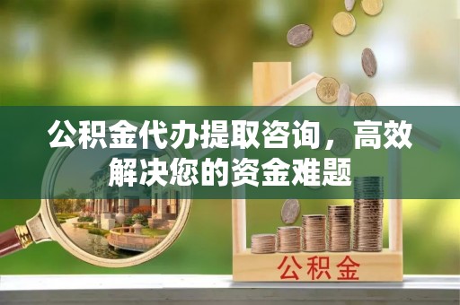 洛龙公积金代办提取咨询，高效解决您的资金难题